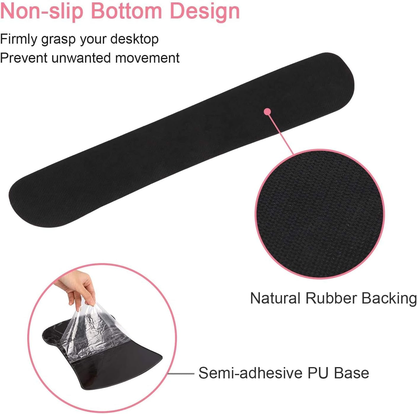 Keyboard Wrist Rest and Mouse Wrist Rest Pad, Made of Memory Foam, Ergonomic Support, Easy Typing and Relieve Wrist Pain for Gaming, Computer, Office, Laptop (D-Forest)