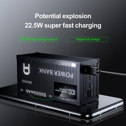 Portable Power Bank, Fast Charging 22.5W, Pd20W, USB Mobile Phone Charger, LED Display/Flash, Outdoor Emergency Power Reserve Battery Pack, Suitable for Iphone/Android Mobile Phones, Digital Electronic Devices, Holiday Gifts Smartphone Chargeable