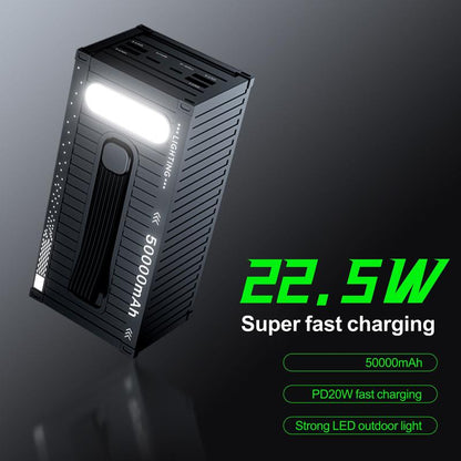 Portable Power Bank, Fast Charging 22.5W, Pd20W, USB Mobile Phone Charger, LED Display/Flash, Outdoor Emergency Power Reserve Battery Pack, Suitable for Iphone/Android Mobile Phones, Digital Electronic Devices, Holiday Gifts Smartphone Chargeable