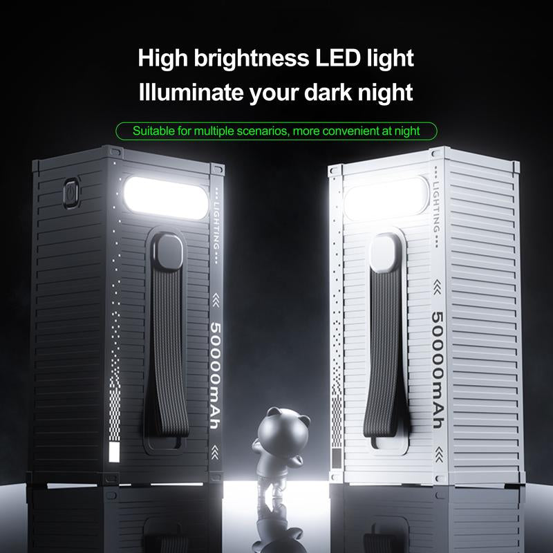 Portable Power Bank, Fast Charging 22.5W, Pd20W, USB Mobile Phone Charger, LED Display/Flash, Outdoor Emergency Power Reserve Battery Pack, Suitable for Iphone/Android Mobile Phones, Digital Electronic Devices, Holiday Gifts Smartphone Chargeable